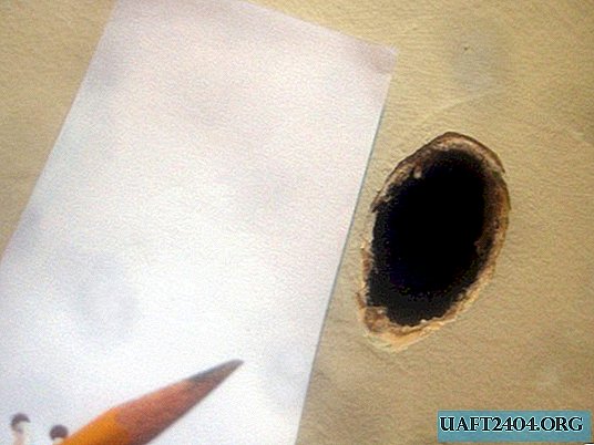 How to patch up a small hole in drywall