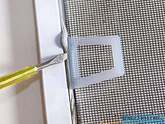 Kako zamijeniti ručke na plastičnoj mrežici za komarce na prozoru
