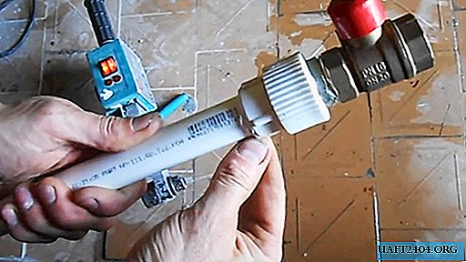How to solder a polypropylene pipe when water flows