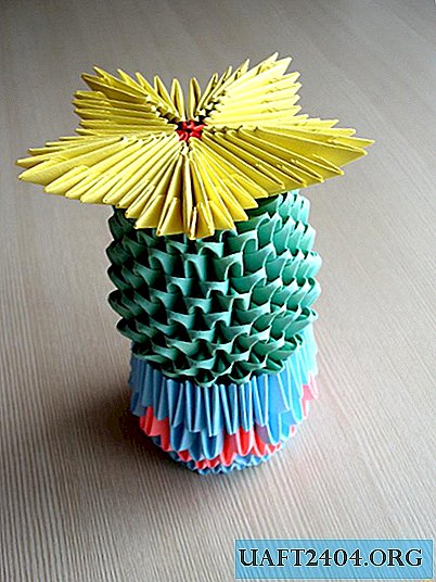 Modular Origami Cactus