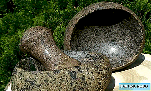 DIY stone cobblestone bowl