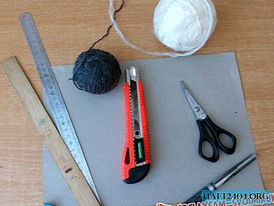 Kapitoshka from knitting threads