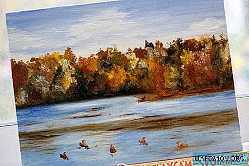 Pintura al óleo "Aliento de otoño"