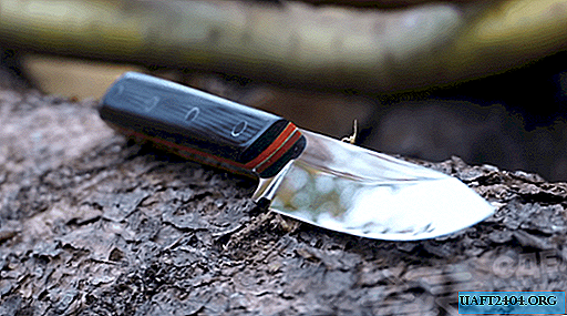 Fresco cuchillo forjado de un viejo grifo