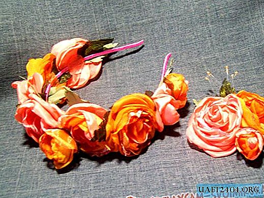 Conjunto de suíte, broche com aro de flores de seda
