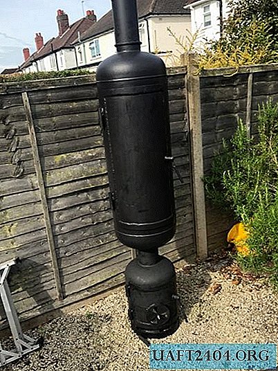 Hot smoked gas cylinder