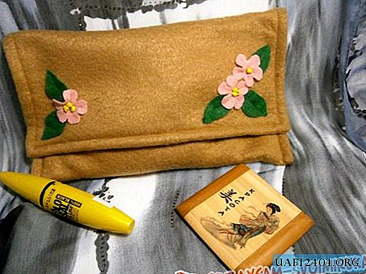 Bolsa cosmética "Flor de Maçã"