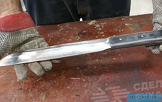 Forged cleaver knife from the bearing race
