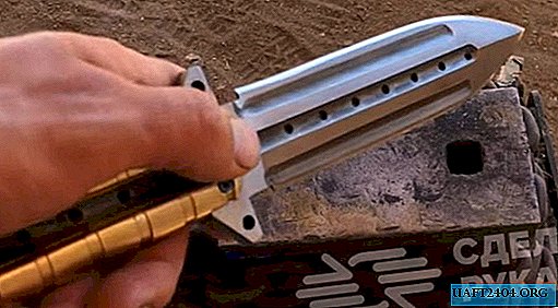 Do-it-yourself beautiful dagger from spring