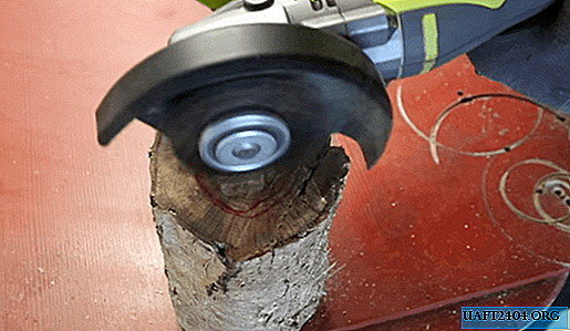 Do it yourself circle on a wood grinder