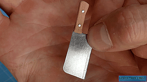 Cuchillo de cocina de bricolaje en miniatura