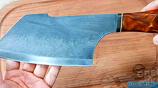 Kitchen hatchet from an old circular saw