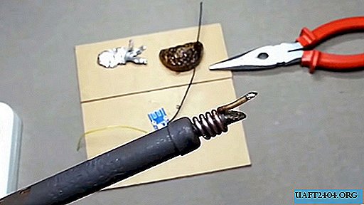 Life hack: how to solder small parts with a thick soldering iron