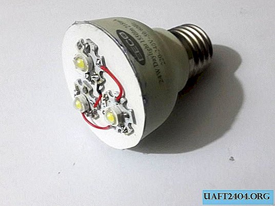 Zelfgemaakte 3W LED-lamp