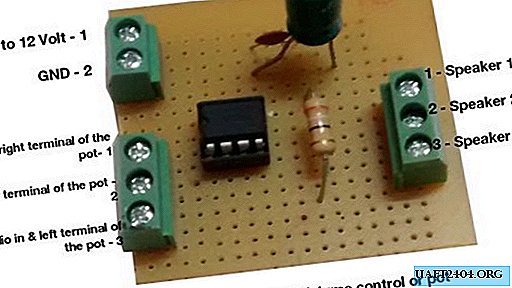 Simple amplifier on the LM386 chip