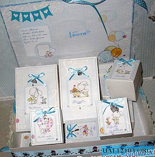 "Mother's treasures" box for memorable little things