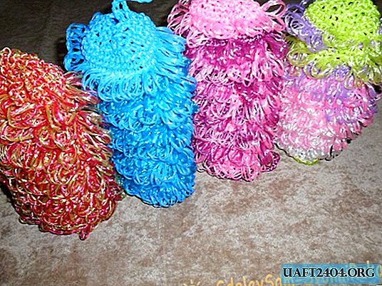 Workshop on knitting polypropylene yarn washcloths