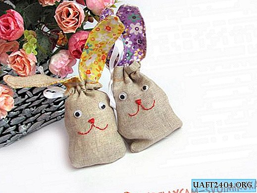 Bag for sweets in the form of a bunny
