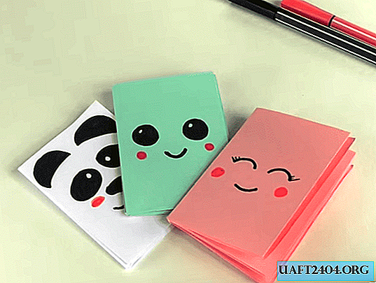 Cute notebook from one sheet of paper