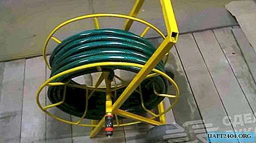 DIY mobile spool for irrigation hose