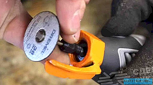 Dremel nozzle for quick sharpening of drill bits for metal