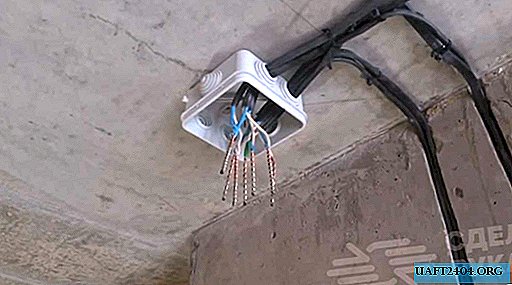 An unusual way to solder electrical wires