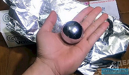 A new trend for do-it-yourselfers is a foil ball