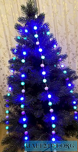 Vianočný stromček LED girlanda