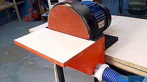 Very simple grinding machine made from available materials