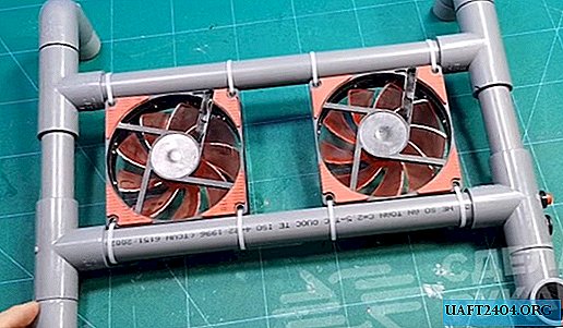 Cooling for a laptop from polypropylene pipes