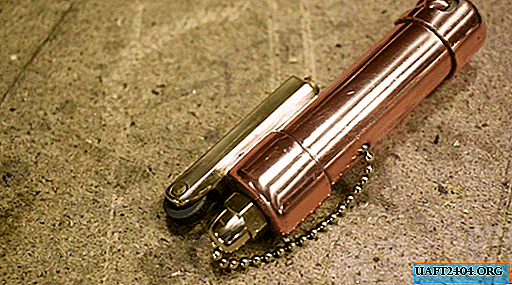 Original copper and brass gas lighter