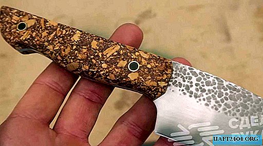 Original cork wood knife handle