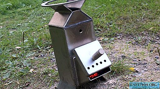 Camping stove with high efficiency