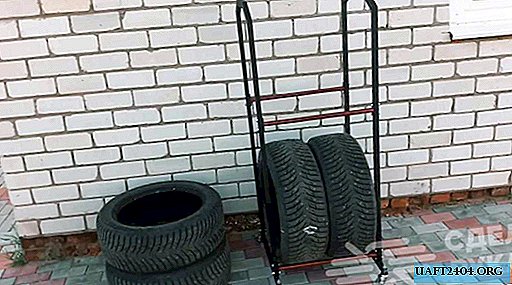 Mobile car tire storage rack