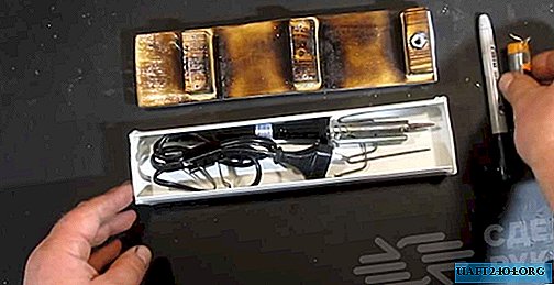Boîte portable avec support pour fer à souder électrique