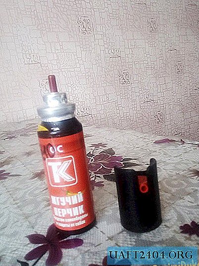 Recarga de spray de pimenta usado