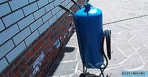 Do-it-yourself sandblasting machine from a cylinder