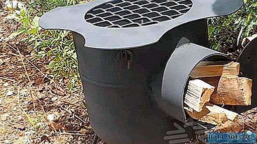 Do-it-yourself propane cylinder camping stove