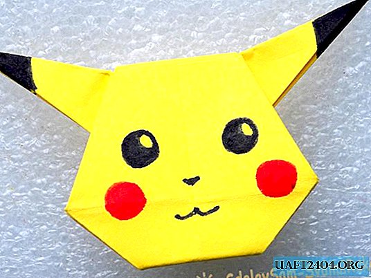 Pokémon origami pikachu