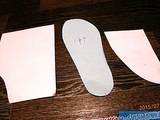 Sewing slippers
