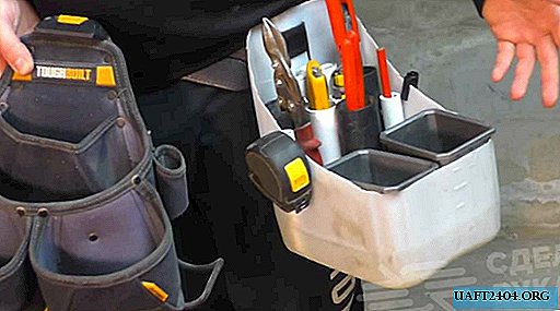 Gürteltasche für ein Werkzeug aus einem Kunststoffkanister