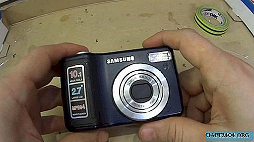 Dispositivo de visão noturna de uma câmera antiga