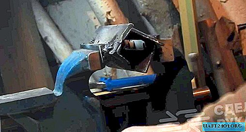 Werkzeug zum Herstellen von runden Stöcken in einem Schraubstock