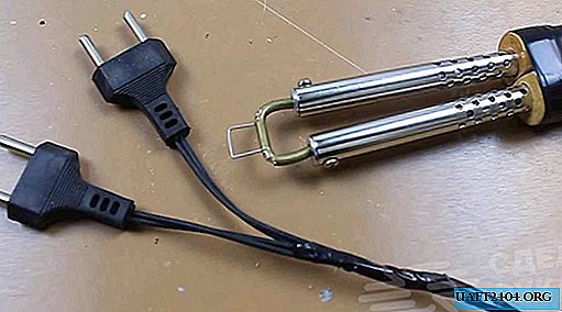 Tool for repairing plastic soldering iron parts
