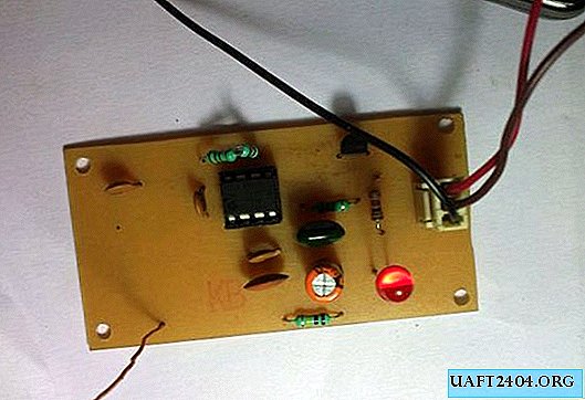 Circuito simples de um detector de sinal móvel