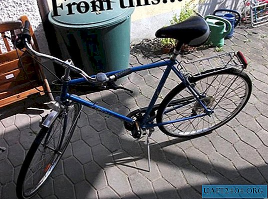 A bicicleta elétrica do tipo faça você mesmo mais simples
