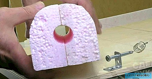Un appareil simple pour couper de la mousse chaude