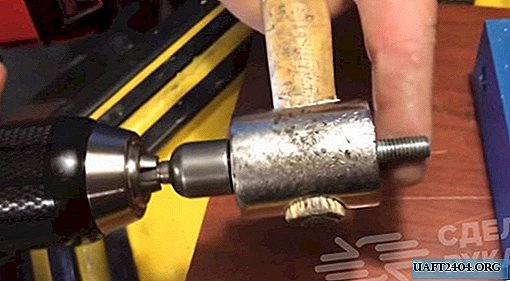 Simple device for threaded rivets