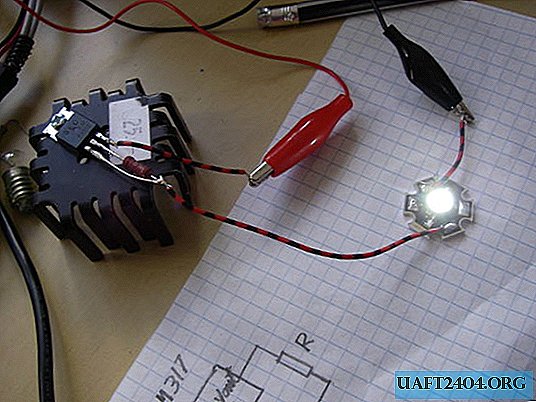 Jednoduchý ovládač pre výkonnú LED