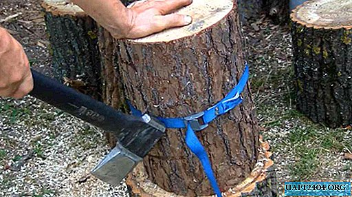 A simple and reliable way to chop wood